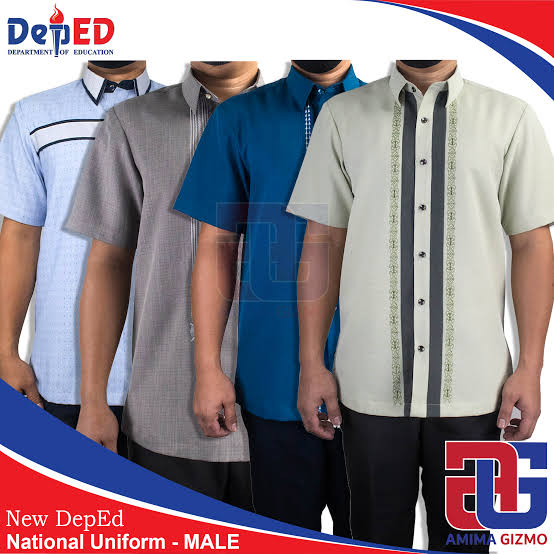 DepEd Male Uniform (4 sets) Original | Lazada PH