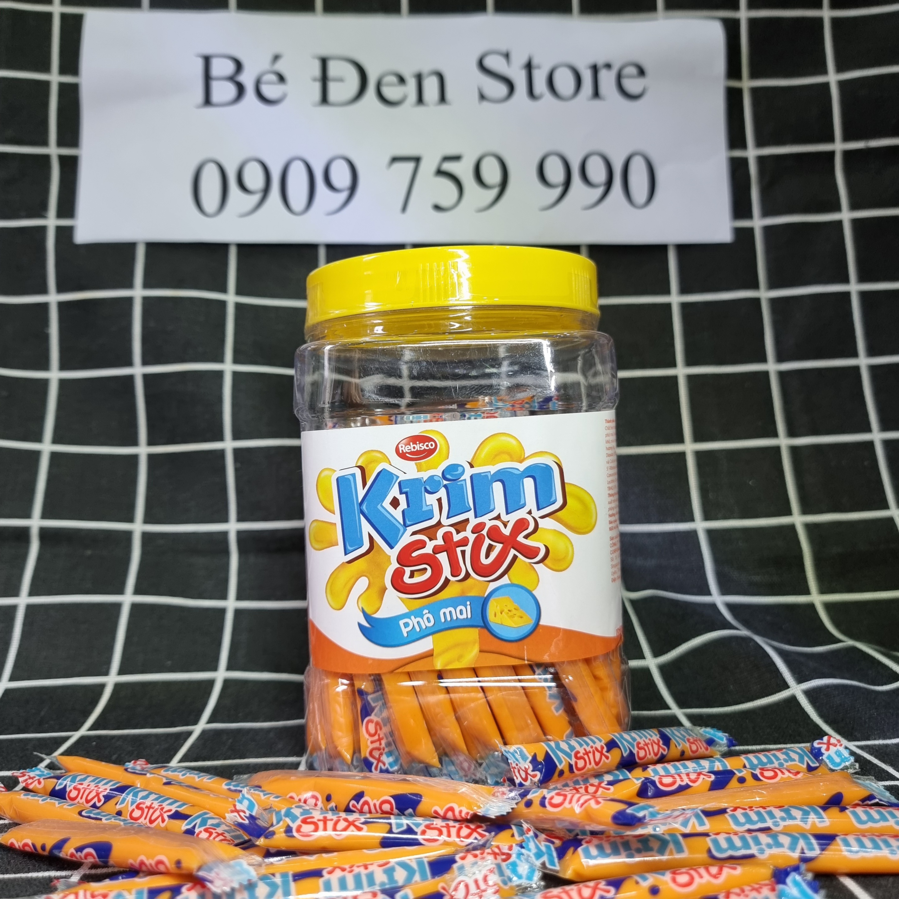 [HCM]Phô mai Krim Stix HSD 11/2026 1 hộp 100 que