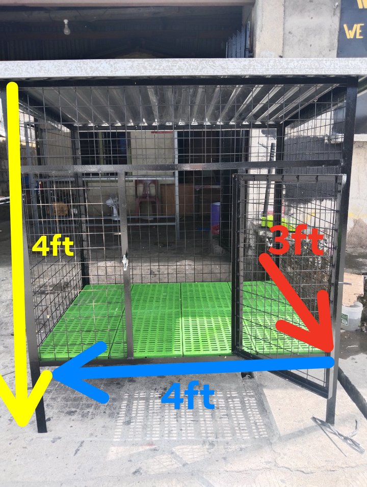 4ft 2024 dog cage