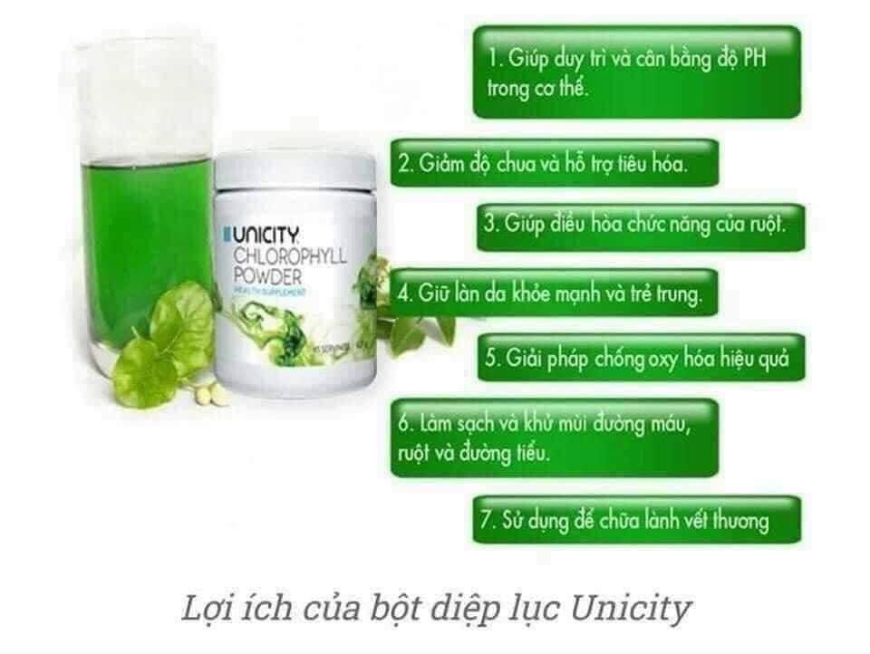 Diệp lục xanh cho lá phổi xanh