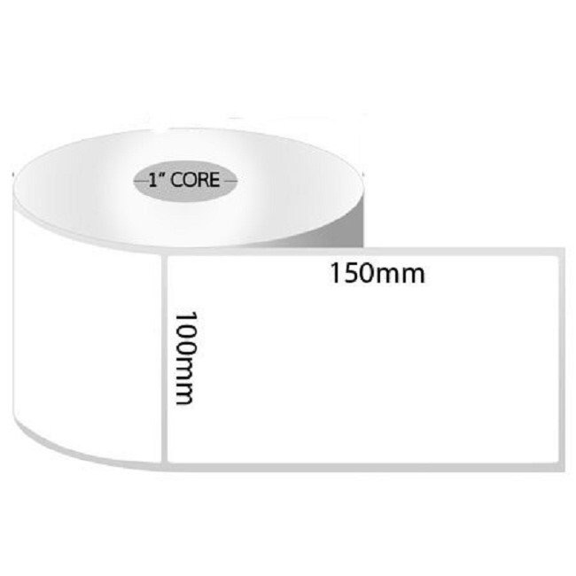 Decal in tem nhãn cuộn 50m kích cỡ 100x150mm