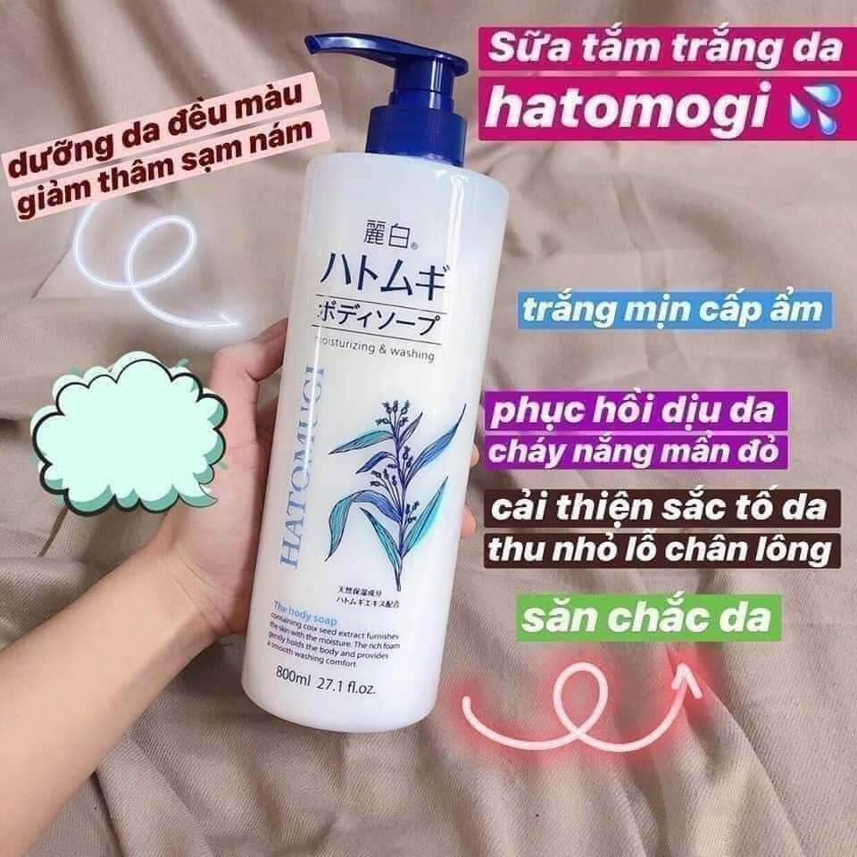 Sữa tắm hatomugi 800ml