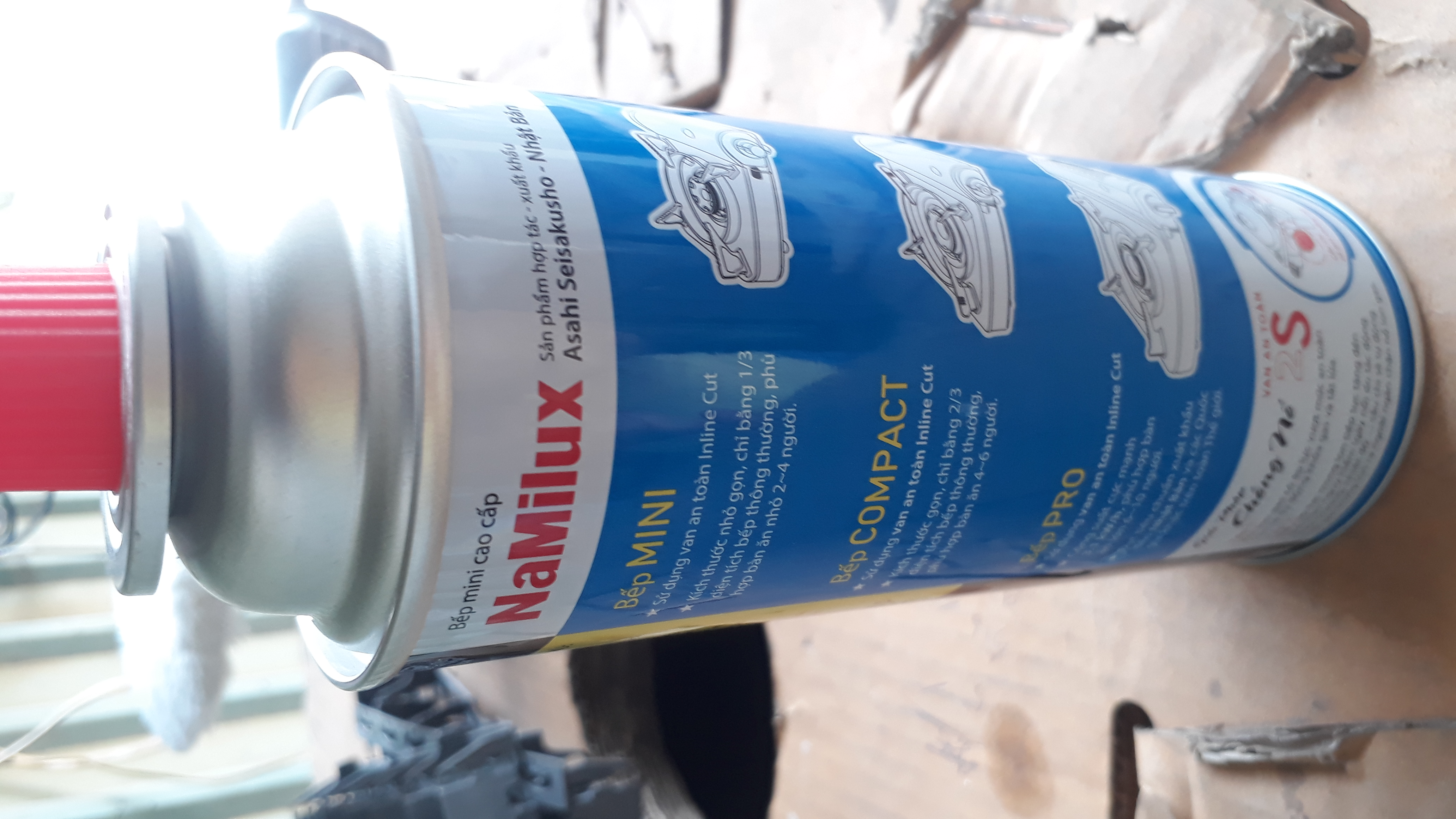 Bình gas mini 250g NaMiLux