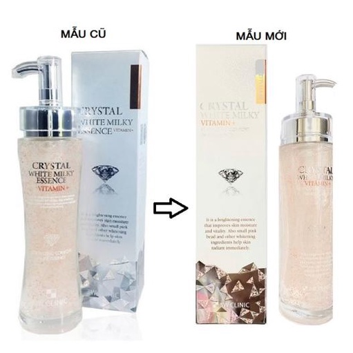 3W Clinic Crystal White Milky Essence Vitamin + คริสตัล ไวท์ มิลค์กี้