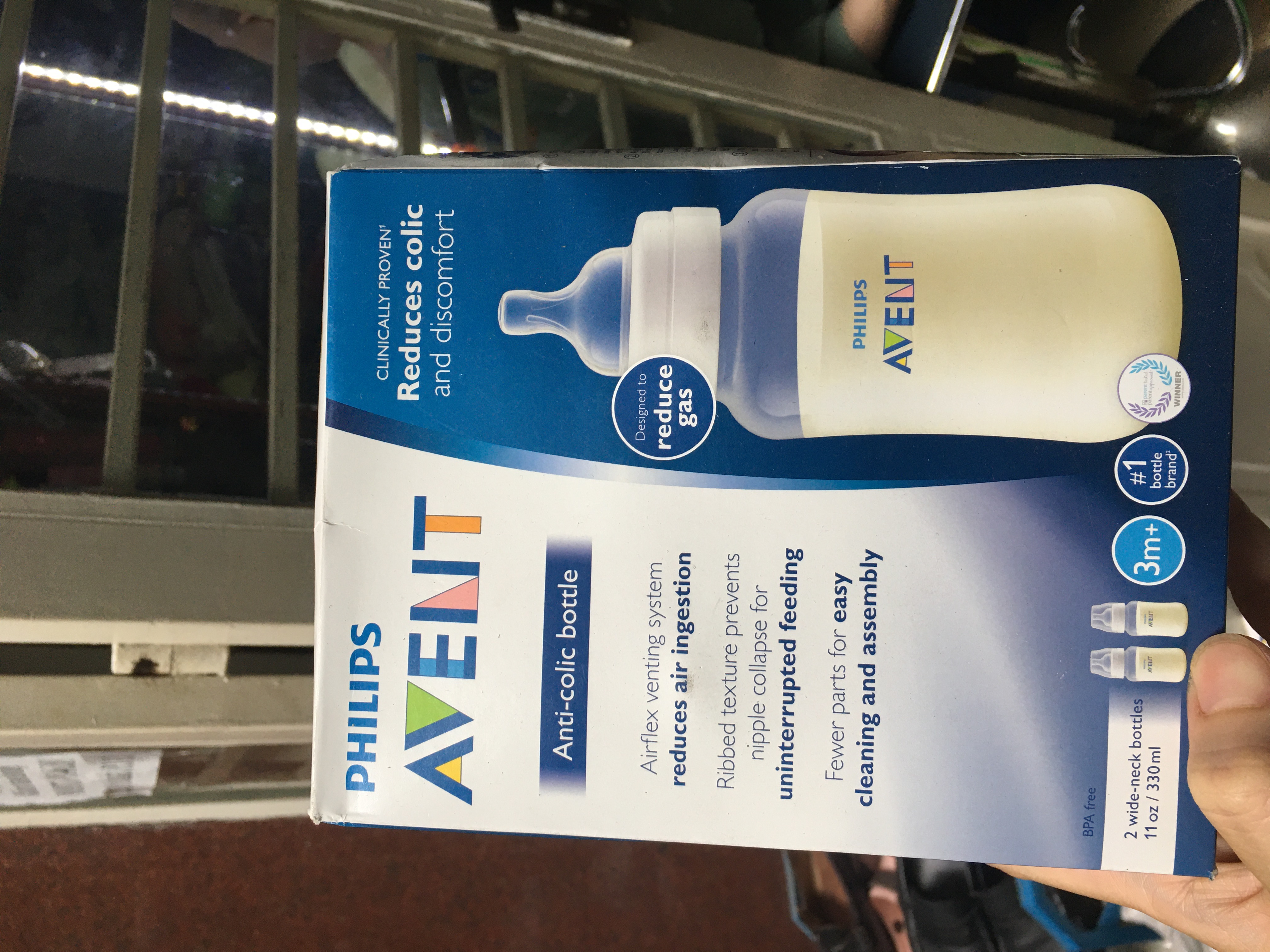 Set 2binh sữa avent 330ml classic 125ml 260ml