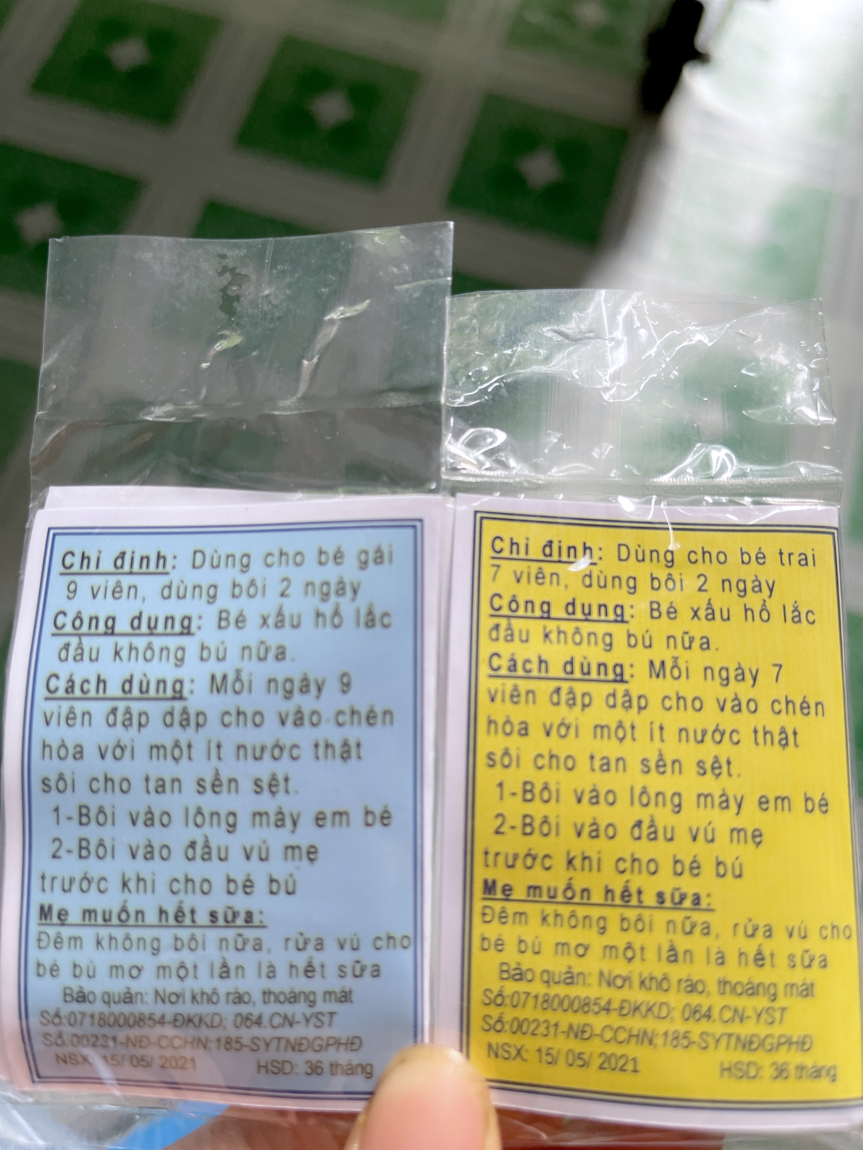 Thuoc Cai sữa cho bé