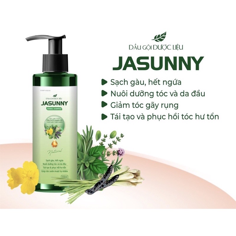 Dầu gội dược liệu Jasunny [chai 220ml]