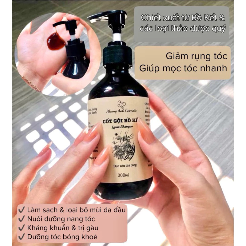 Dầu gội bồ kết thảo dược PHƯƠNG ANH