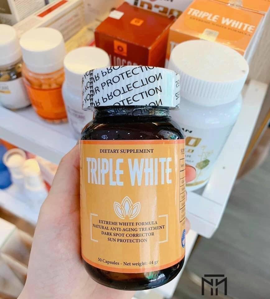 Triple white, trắng da,trắng