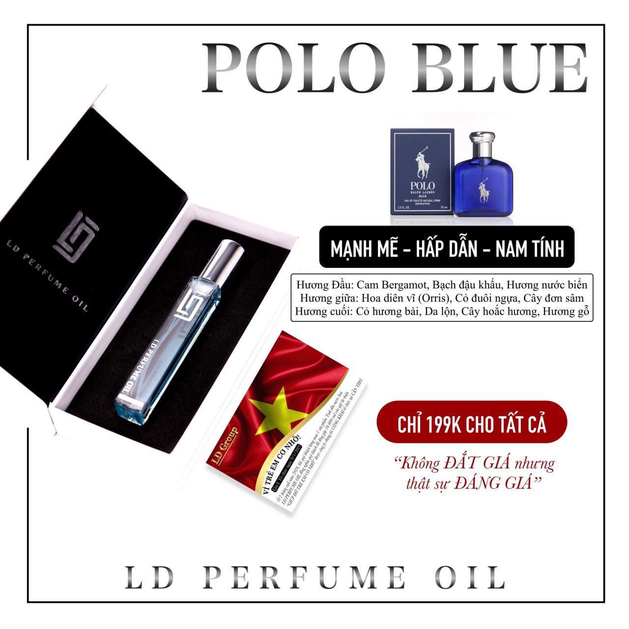 NƯỚC HOA PHÁP LD PERFUME OIL