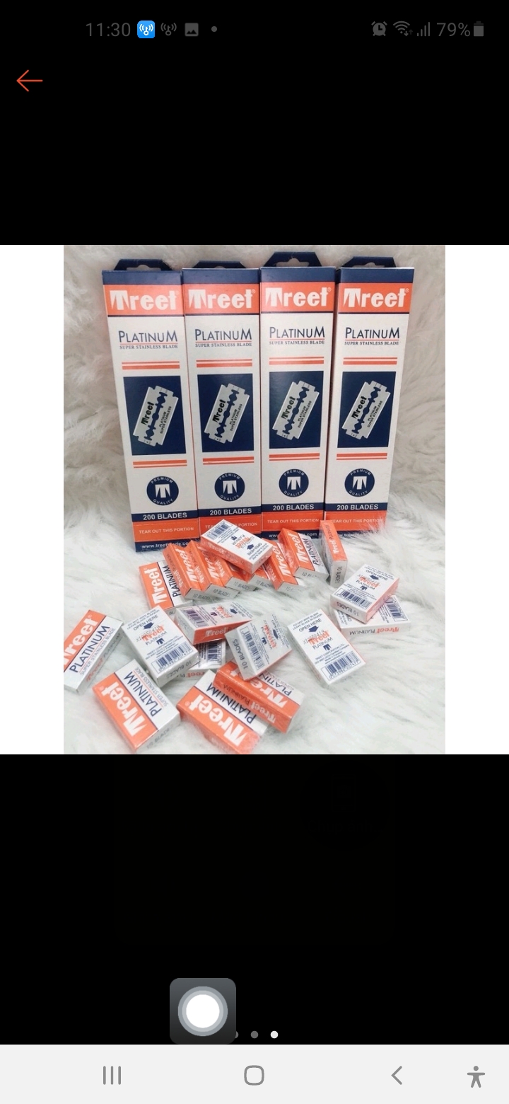 Hộp dao lam Treet 10 lưỡi siêu bén