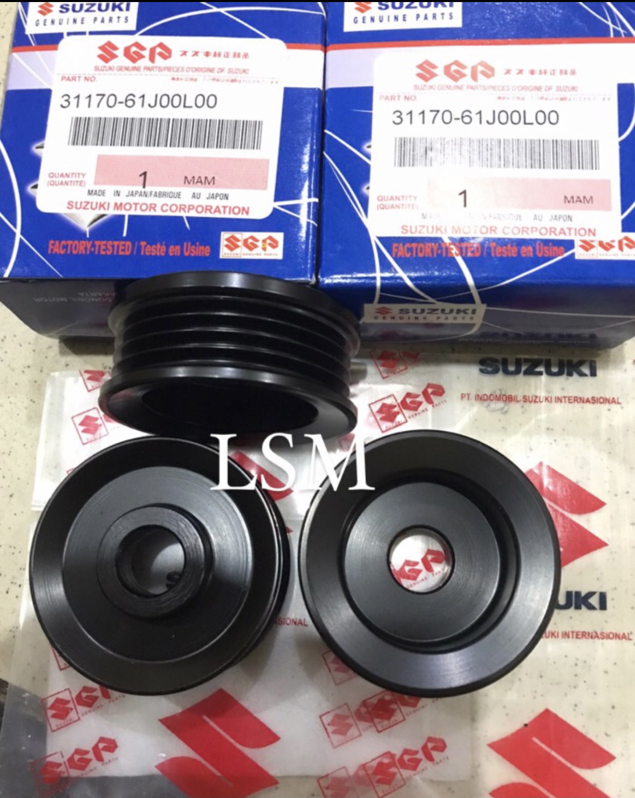 Pulley Pully Puly Alternator Suzuki Apv Carry Futura Injeksi JAPAN