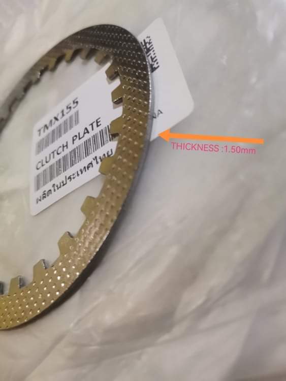 Clutch plate for TMX155, TMX125, RUSI125, SKYGO, MOTORSTAR150, WAVE100
