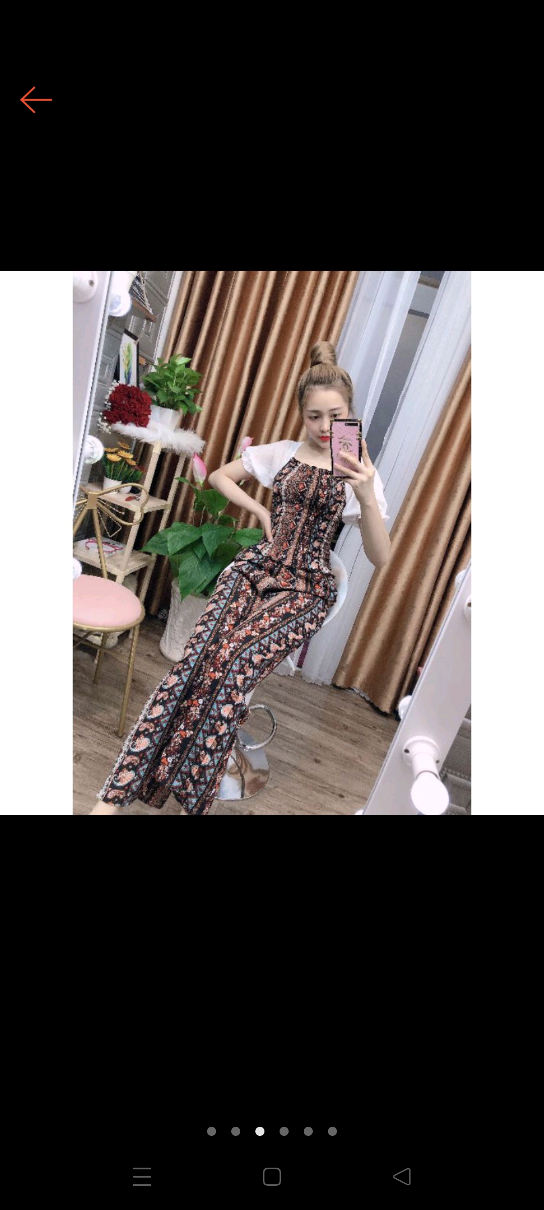 Set bộ thổ cẩm lụa hàn châu phối cùng tay voan lụa