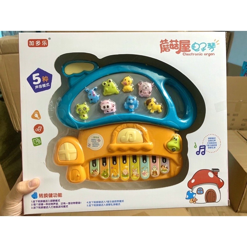 Đàn nấm, đàn phát nhạc đồ chơi vui nhộn cho bé 🎹🎹🎹
