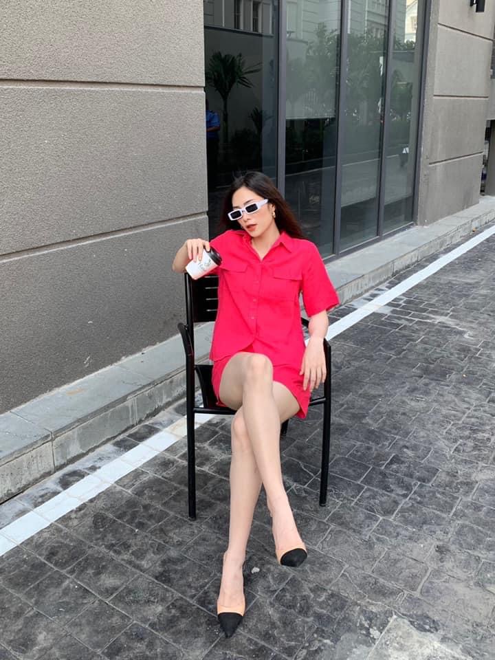 Set sơ mi vải Linen
