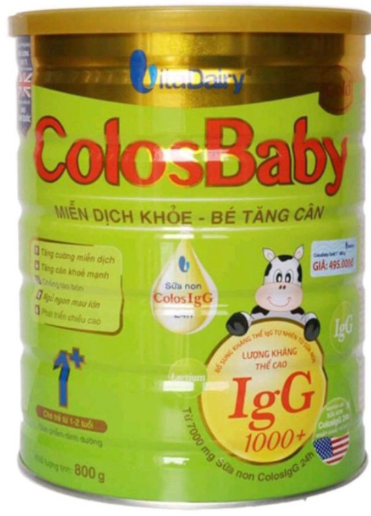 Sữa bột Colosbaby Gold 1+ 800g ( Date mới - Có mã QR tích điểm)