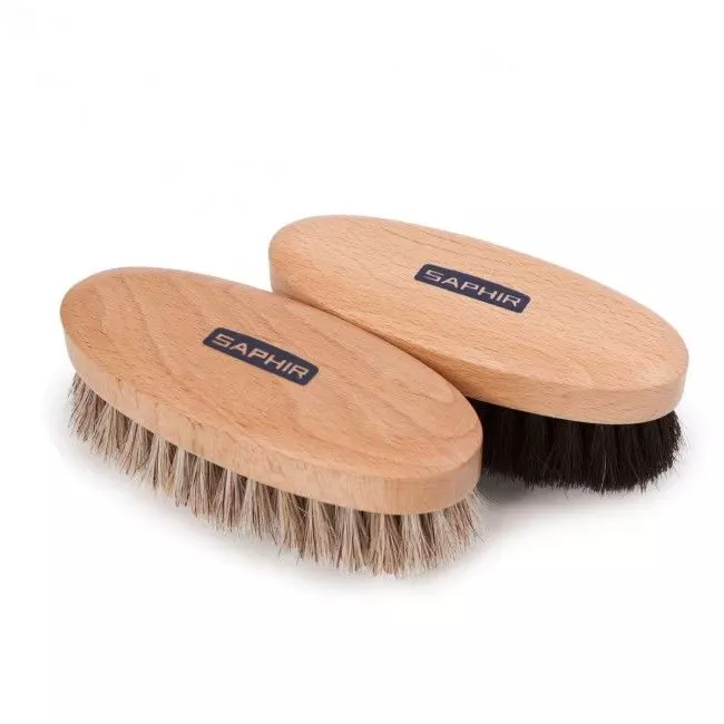 Bàn chải đánh giày hình oval Saphir