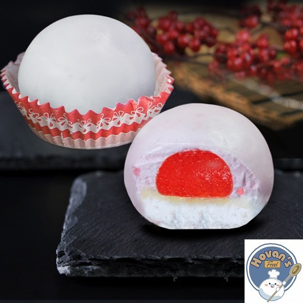 Bánh tuyết thiên sứ dâu - hovanfood