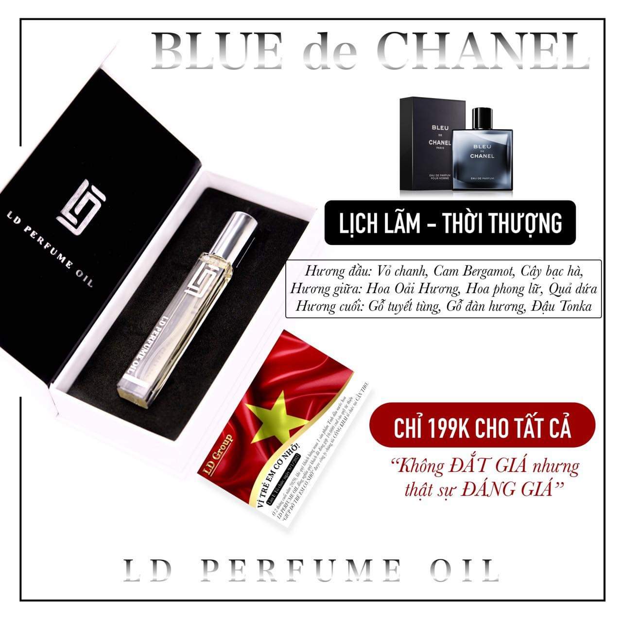 NƯỚC HOA PHÁP LD PERFUME OIL