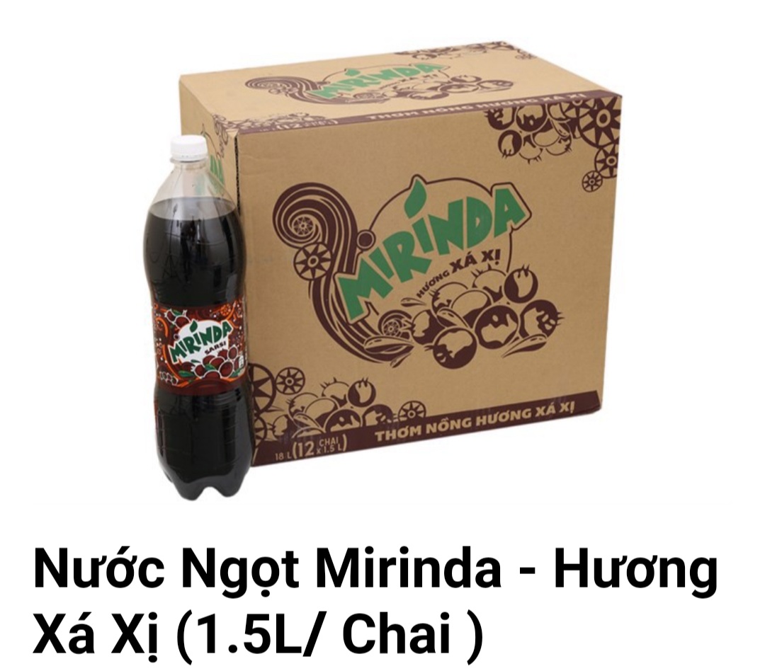 NƯỚC NGỌT MIRINDA XÁ XỊ CHAI 1.5L
