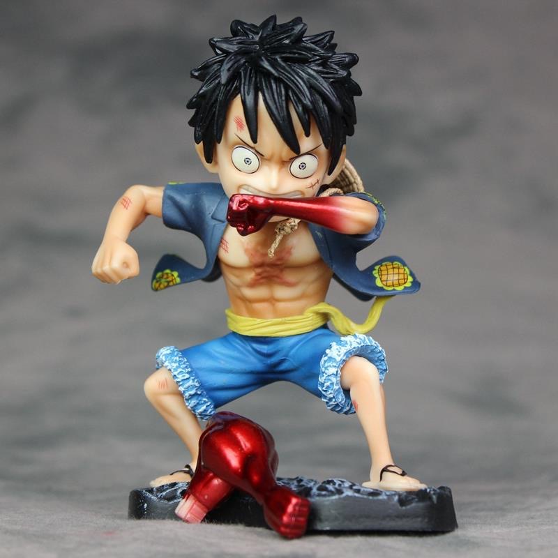 Mô hình Luffy One Piece chibi cắn tay