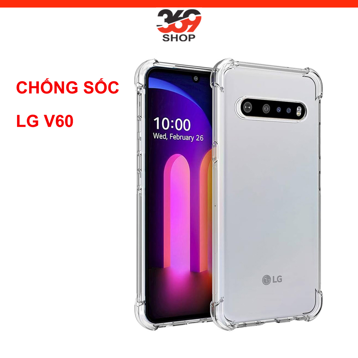 Ốp lưng lg v60 dẻo trong chống sốc