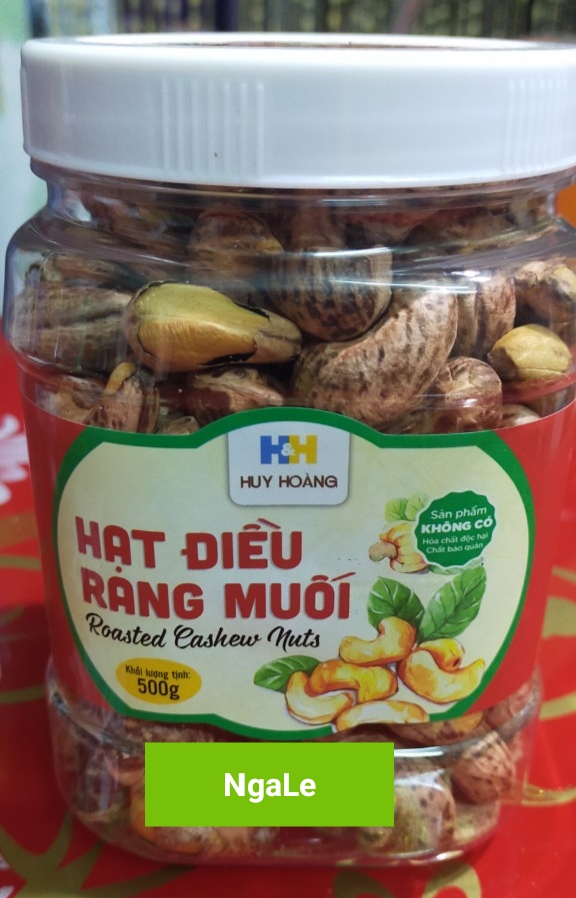 HẠT ĐIỀU RANG MUỐI CÒN VỎ LỤA