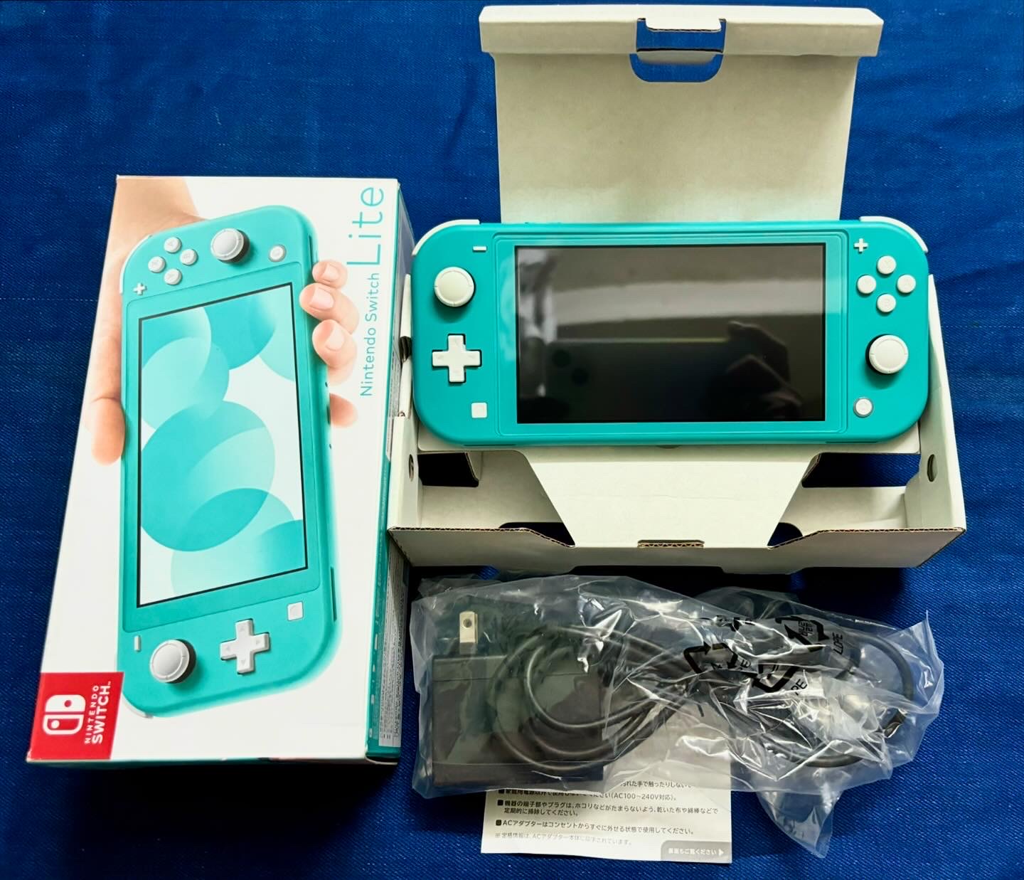 Nintendo Switch Lite Turquoise Likenew Fullbox
