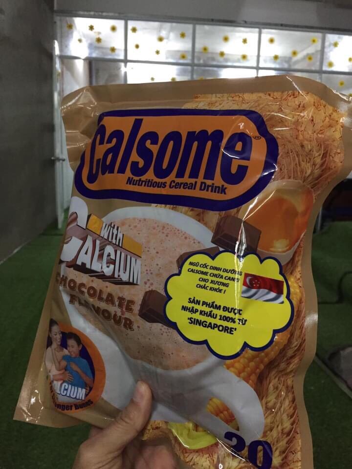 Ngũ cốc Calsome vani 20 gói x 25gr/gói (500g)