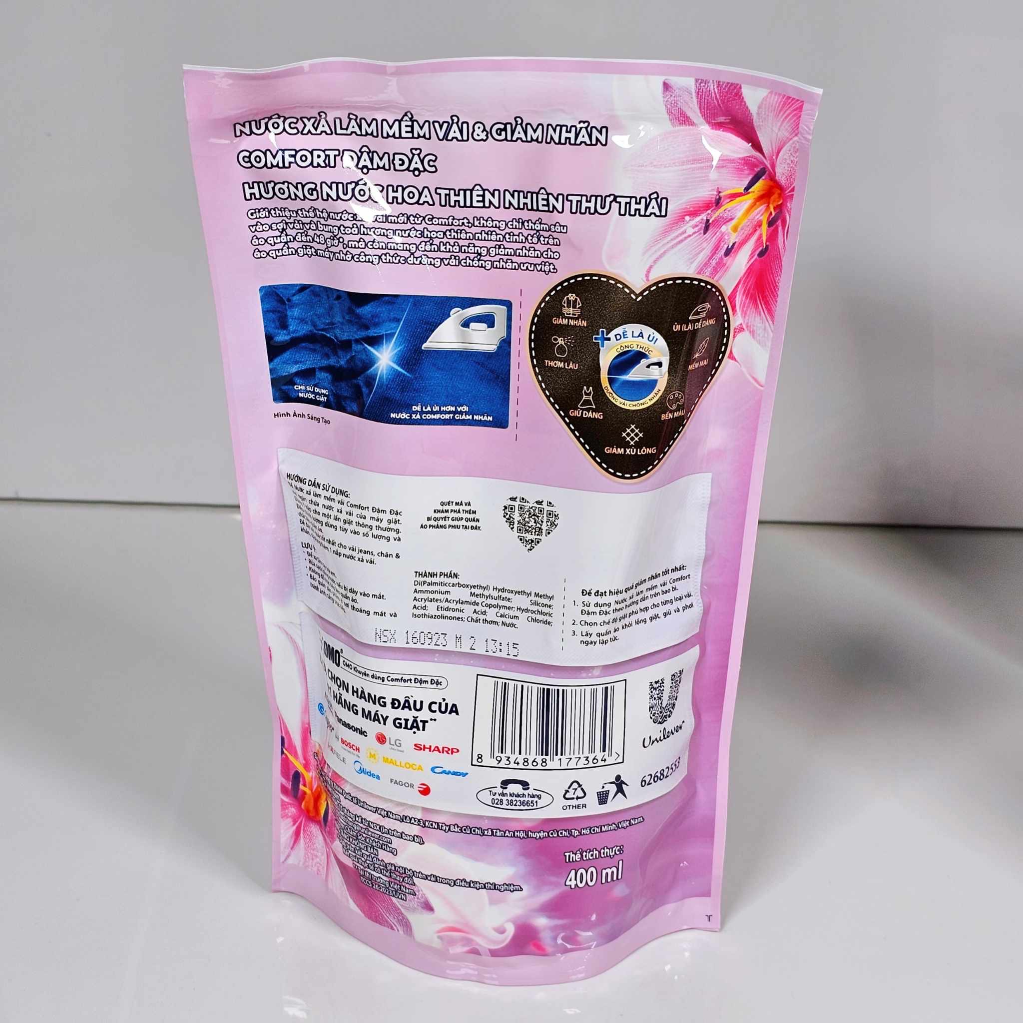 Combo 5 bịch  nước xả comfort túi thiên nhiên