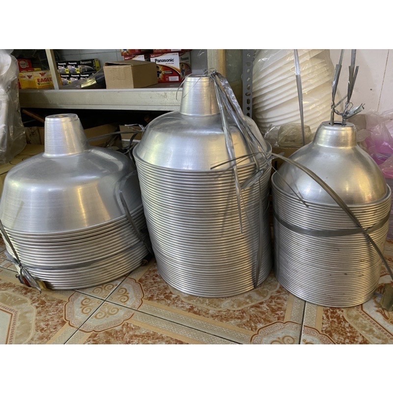 [ Combo 5 cái ] Choá đèn nhôm 3 tấc