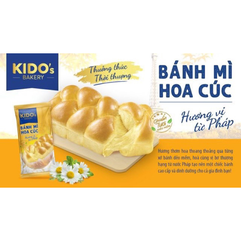 Bánh mì tươi kido Hoa cúc [ Date mới mỗi ngày ]