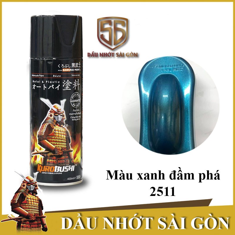 [HCM]SƠN SAMURAI SƠN XỊT MÀU XANH ĐẦM PHÁ 2511