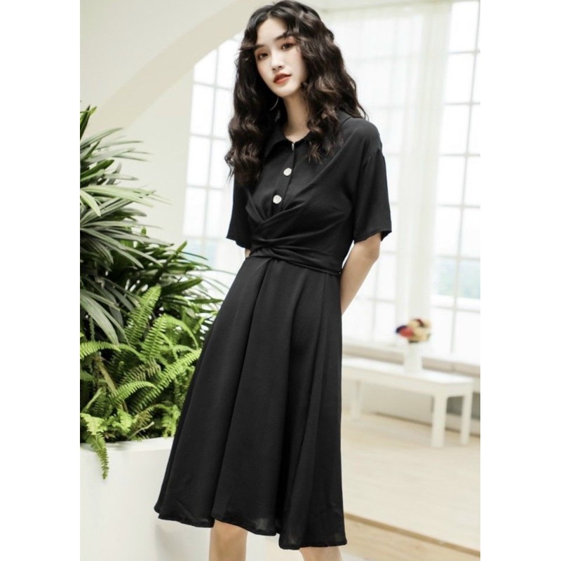 [HCM]Đầm sm chéo dây 3 màu