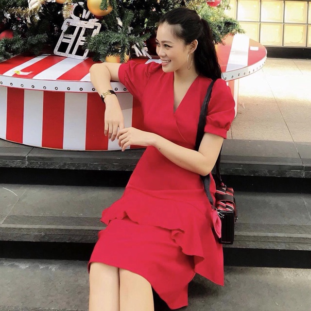 Đầm xoè tùng 2 tầng v2 (kèm hình thật)