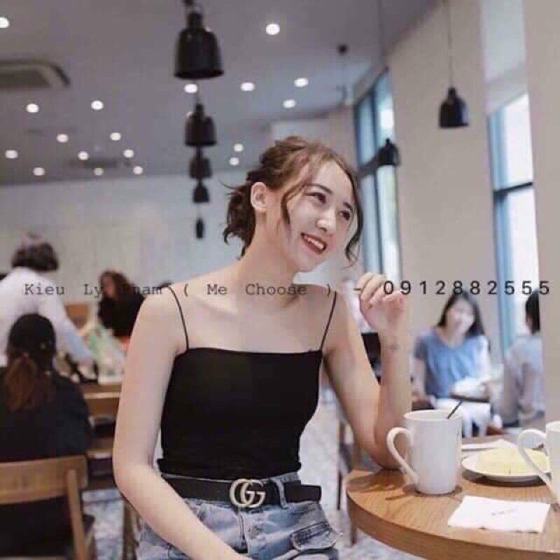 Áo quây dây bún cotton KHM21