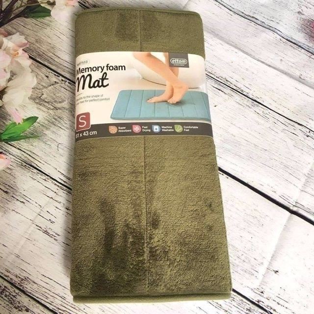 [HCM]Thảm Chùi Chân Lock&Lock Memory Foam Stripe MAT510 MAT511 Loại Có Gân