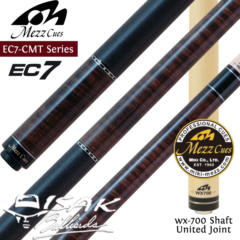 Mezz EC7-CMT Cue - WX700 United Joint Kamui Tip Billiard Stick
