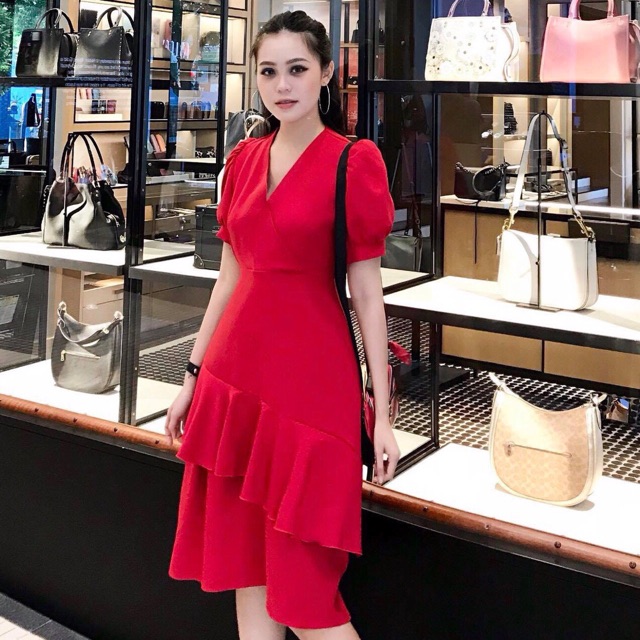 Đầm xoè tùng 2 tầng v2 (kèm hình thật)