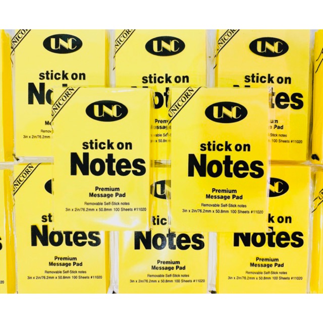 Giấy note màu vàng tiện dụng - giấy ghi chú nhanh - 7,62 x 5,08 cm