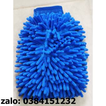 [ HÀNG 2 MẶT ] Găng Tay Rửa Xe Đa Năng - Màu Ngẫu Nhiên