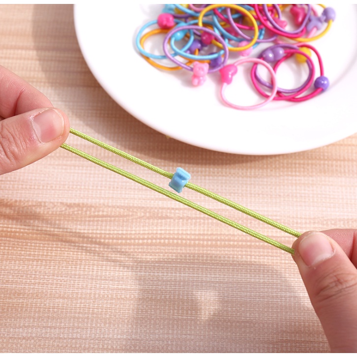 20 dây chun cột tóc cho bé xinh xinh
