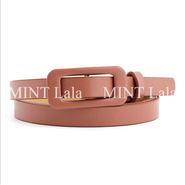 [Mã 1010FASHIONSALE10131 giảm 10K đơn 50K] Dây Nịt Belt Mặc Váy Đầm Basic Nhiều Màu Dẻo Đẹp