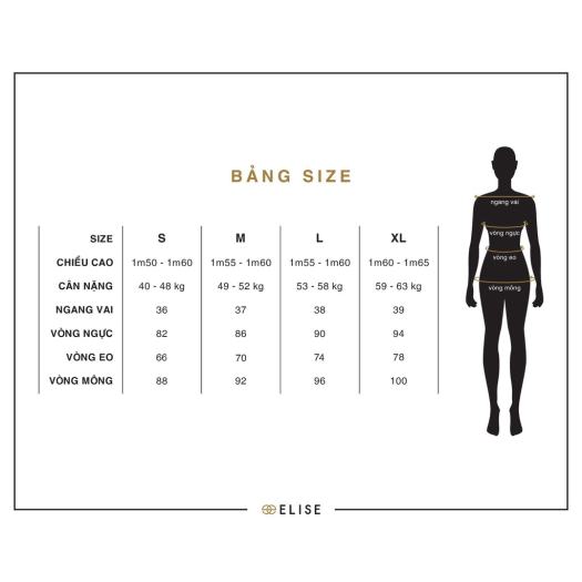 Áo khoác dạ lông cừu xẻ tà hai bên thiết kế Elise FW2103117OCWLGE