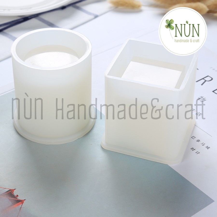 Khuôn Silicon Làm Ống Đựng Bút Handmade