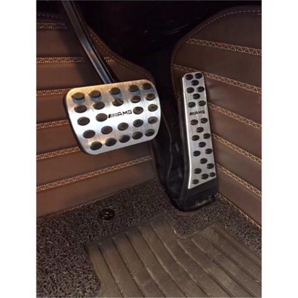 Ốp chân phanh chân ga amg mercedes