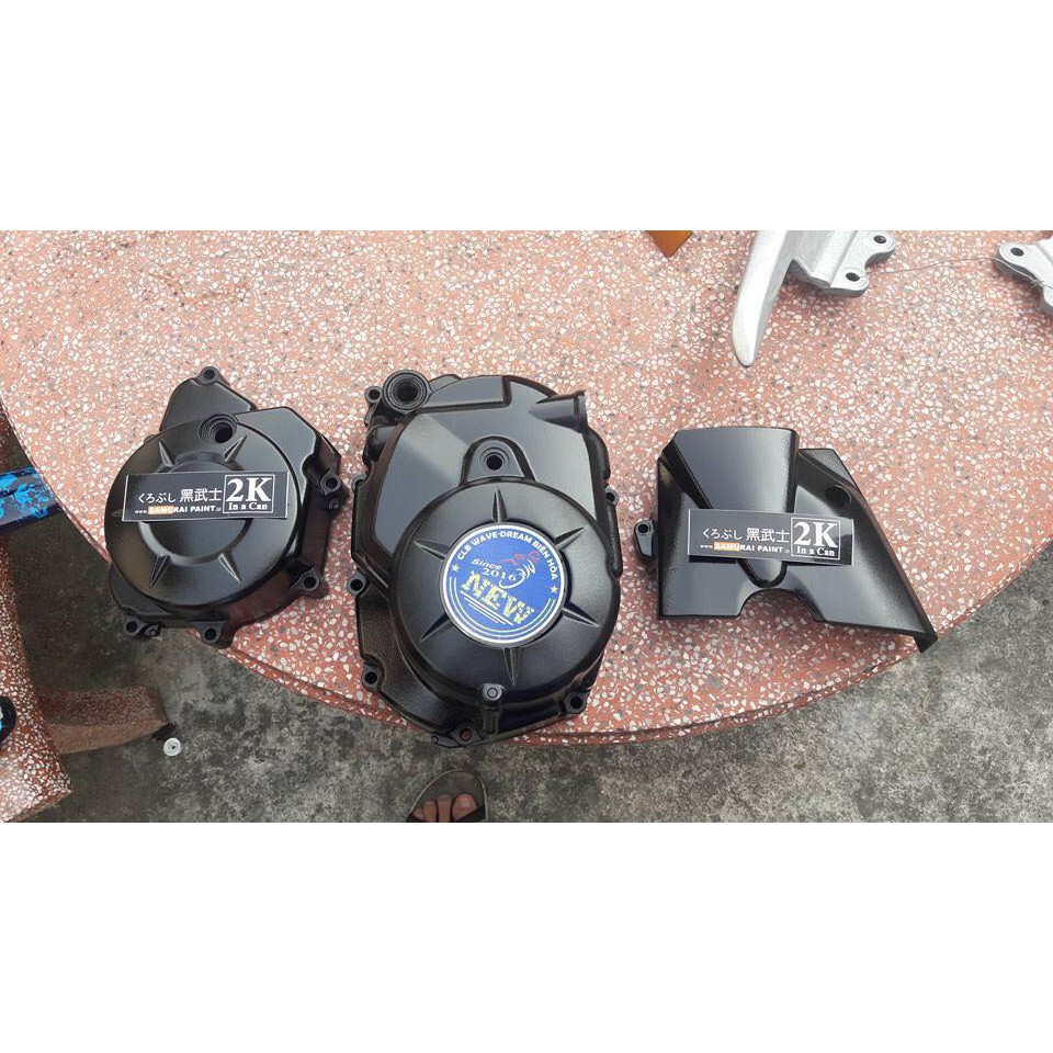 [HCM][Tặng nhám P800] Sơn xịt Samurai 109A đen nhám đen phẳng đen mờ ( Flat Black) 400ml