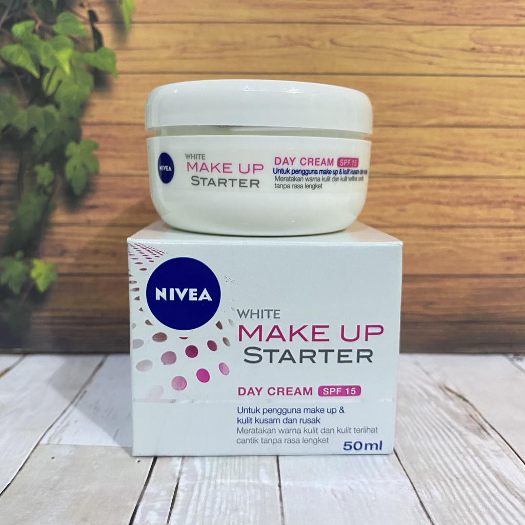 nivea make up starter white day cream spf 15