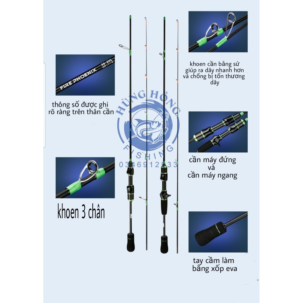 Cần Câu Lure UL Fire Phoenix